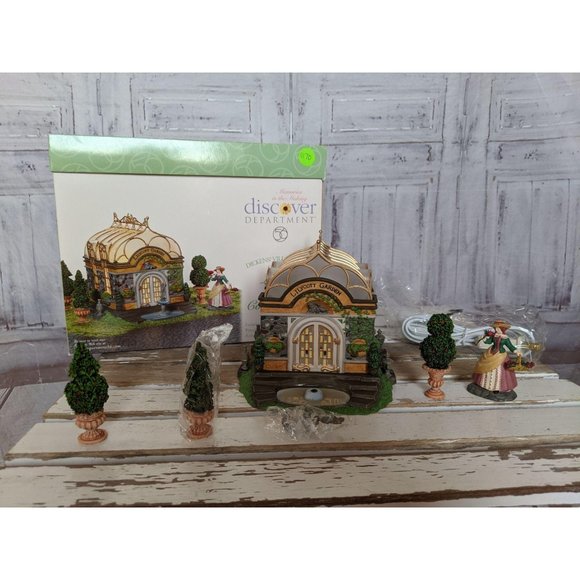 Dept 56 58475 lilycott garden conservatory memorie